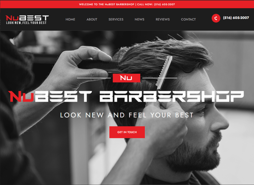 NuBEST Website screenshot